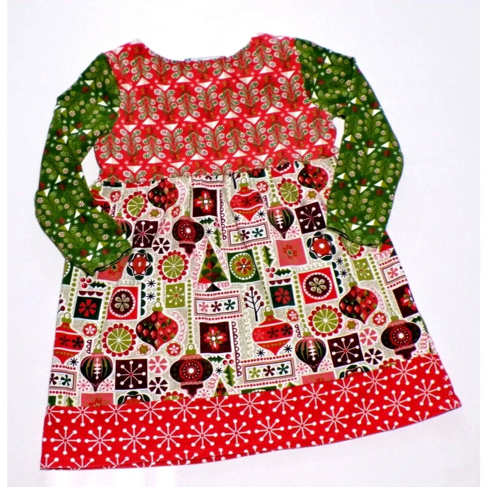 Jelly the Pug‎ Boutique Long Sleeve Holiday Dress - Size 5